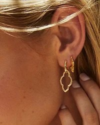 Abbie Convertible Huggie Earrings Gold