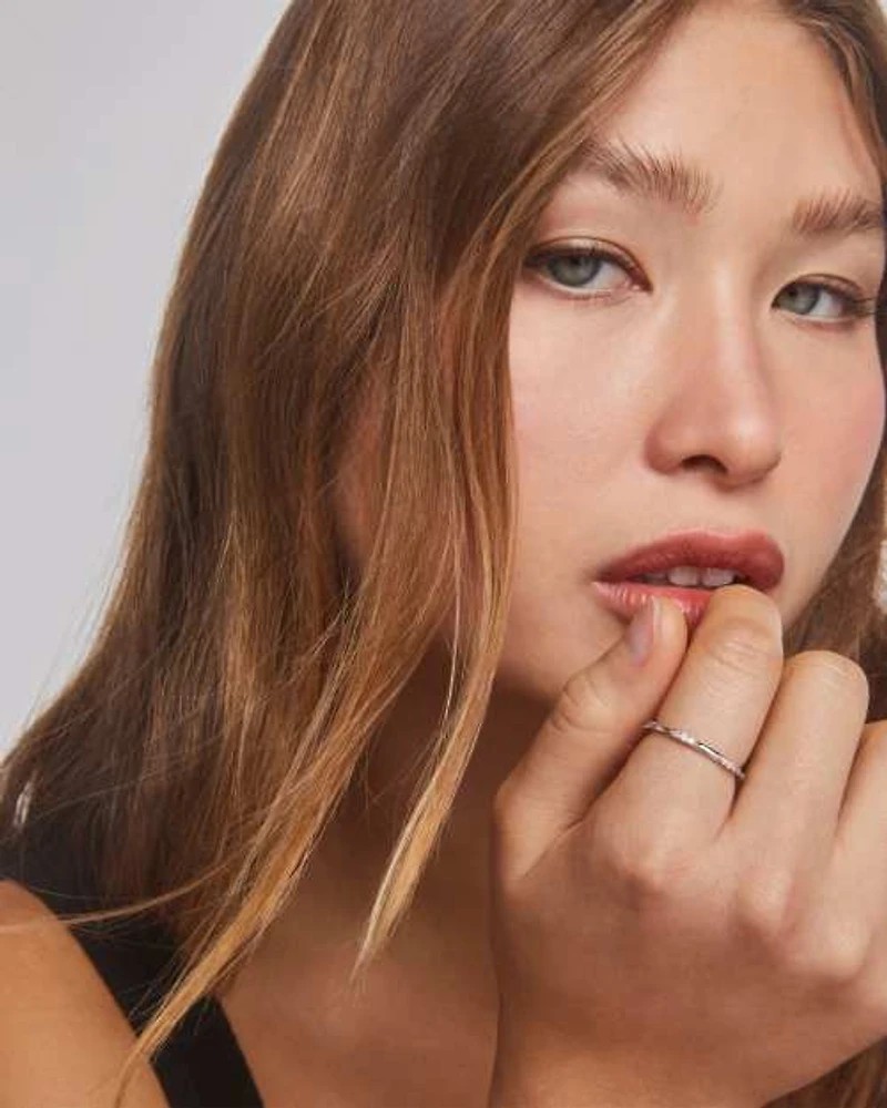 0.19 ct Posey 14k Yellow Gold Band Ring White Diamonds