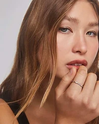 0.19 ct Posey 14k Yellow Gold Band Ring White Diamonds