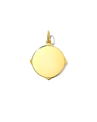 Celebration 18k Yellow Gold Vermeil Charm White Sapphire