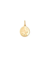 Celestial Coin Charm 18k Gold Vermeil