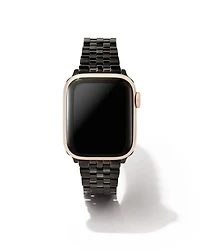 Alex 5 Link Watch Band Black Stainless Steel