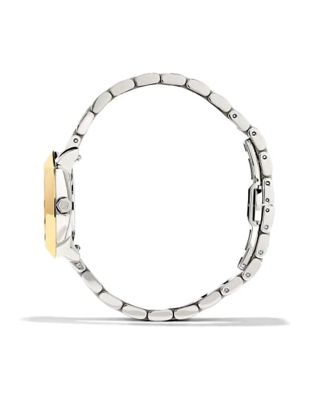 Kendra Scott Dira Two Tone Stainless Steel 28mm Watch in  display picture 1
