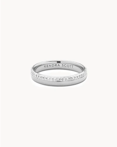 0.31 ct Whitney 14k White Gold Band Ring Diamond