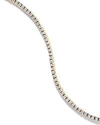 14k Yellow Gold Tennis Bracelet White Diamond