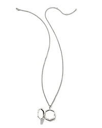 Davis Locket Charm Necklace 18k Yellow Gold Vermeil