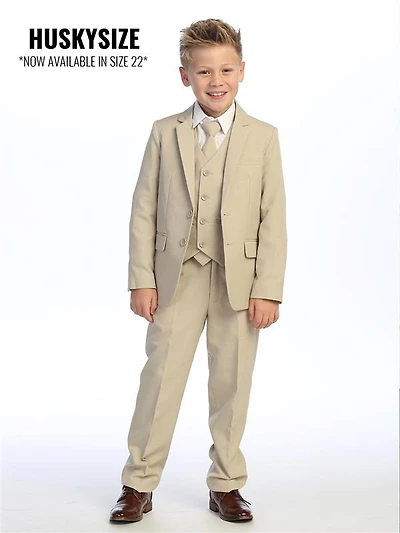 4023 HUSKY SUITS COLOR^SELECT^BLACK^CHARCOAL GREY^INK BLUE^LIGHT GREY^KHAKI^NAVY^WHITE SIZE:8-22