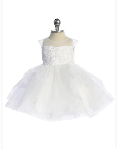 5850S SIZE: 6M-24M COLOR: WHITE, IVORY, CHAMPAGNE