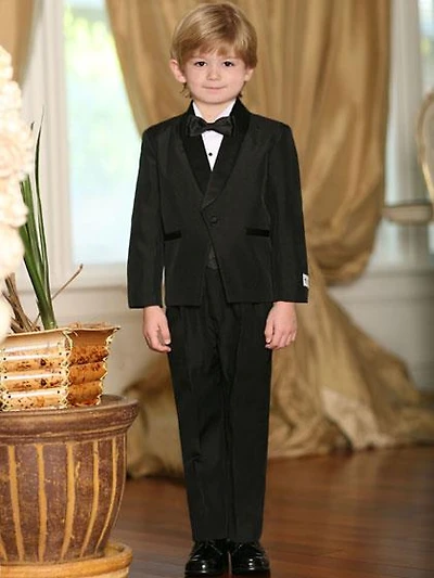TT4002 No Tail Round Shawl Collar Tuxedo SIZE:6M-20 COLORS: Black, White