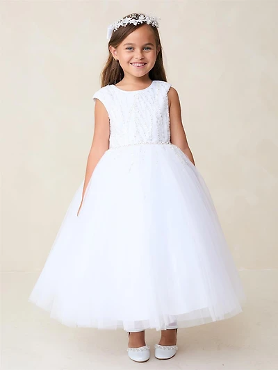 5875 SIZE: 2-12 COLORS:WHITE, IVORY