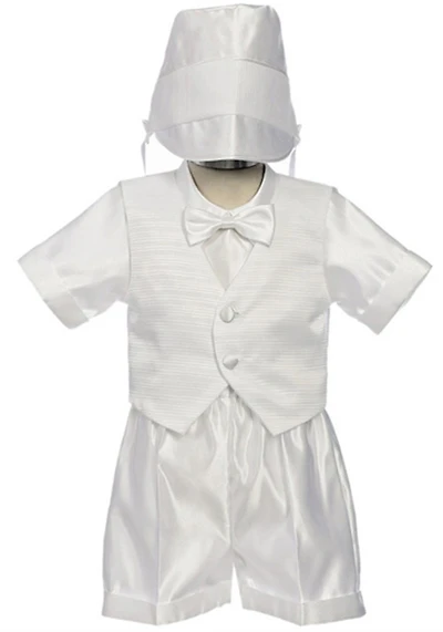FG408 Baptism Sets (Shorts) SIZE:3M-4 COLOR: White Only