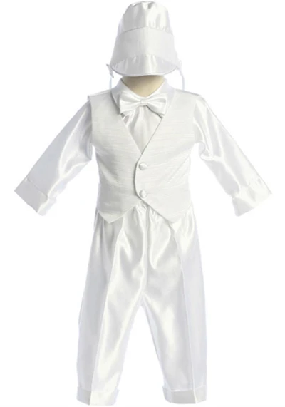 FG409 Baptism Sets (Pants) SIZE:3M-4 COLOR: White Only