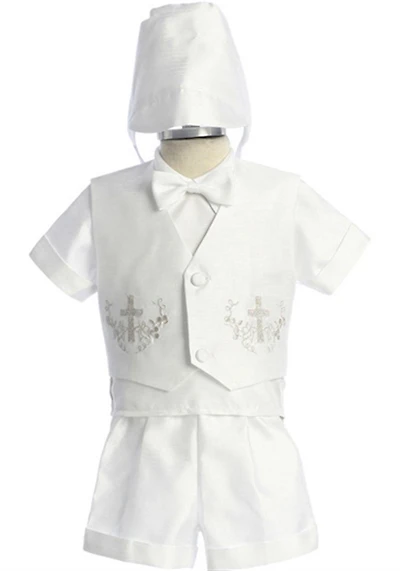 FG416 Baptism Sets (Shorts) SIZE:3M-4 COLOR: White Only