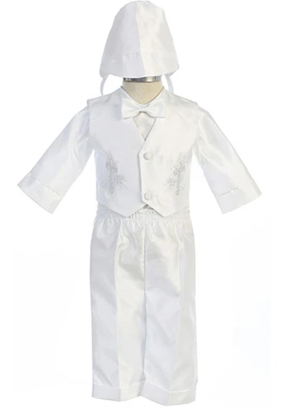 FG419 Baptism Sets (Pants) SIZE:3M-4 COLOR: White Only