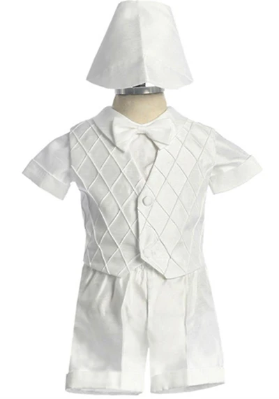 FG420 Baptism Sets (Shorts) SIZE:3M-4 COLOR: White Only