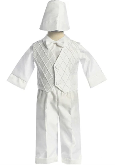 FG421 Baptism Sets (Pants) SIZE:3M-4 COLOR: White Only