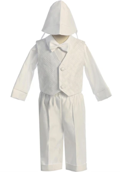 FG433 Baptism Sets (Pants) SIZE:3M-4 COLOR:White Only
