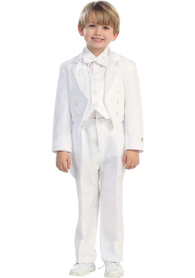 TT4013 Tuxedo with Tail SIZE:6M-12 COLORS: Black, White