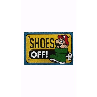 Mario Shoes Off Color Doormat 60 X 40cm