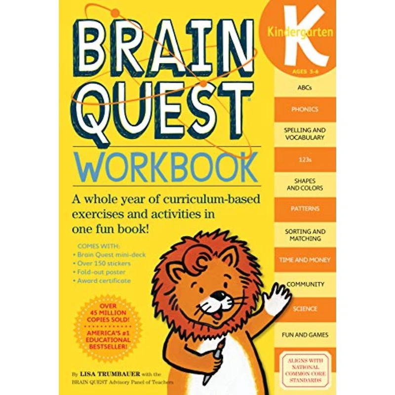 Brain Quest Workbook: Kindergarten