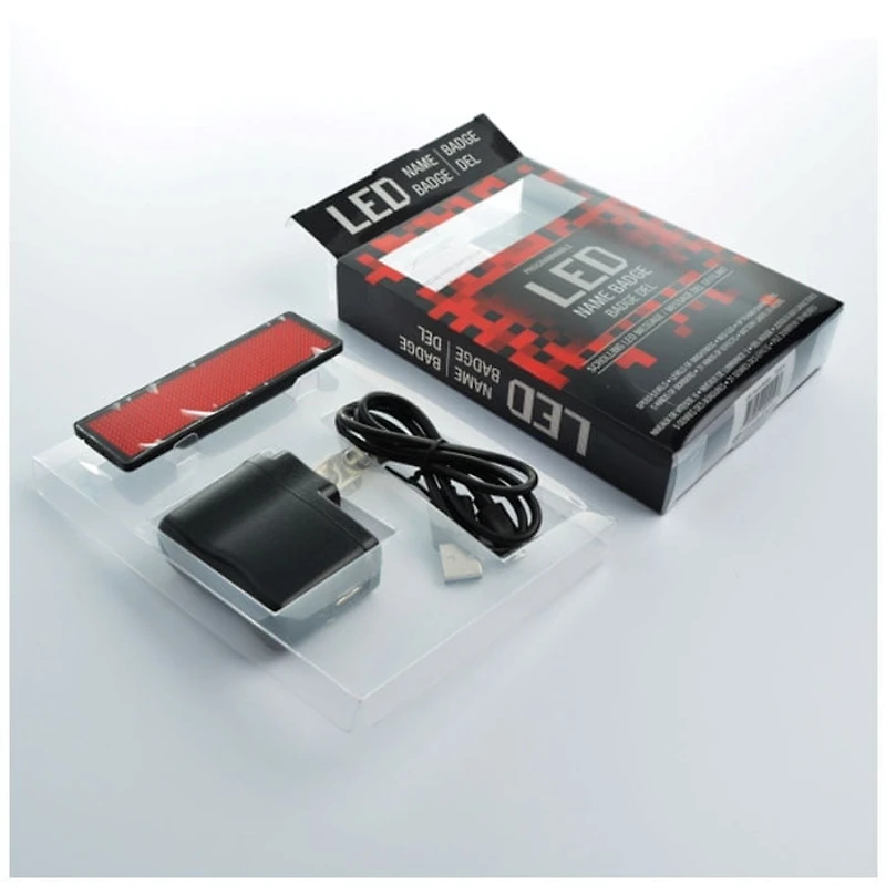 Tradeopia LED Name Message Tag