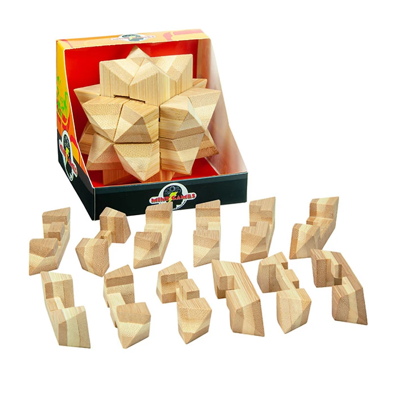 Bamboo Puzzle Brain Teasers Puzzles (Random Pick)