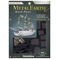Metal Earth Black Pearl Pirate Ship 3D Model Kit