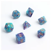 D&D Polyhedral Pearl Dice Set Assorted Colors (Random Pick)