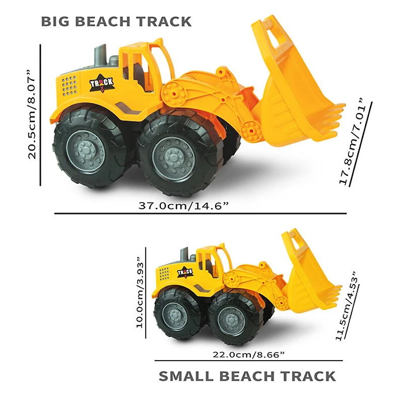Tradeopia Large Beach Truck Bulldozer Engineering Series