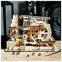 3D Wooden Puzzle Mechanical Marble Squad