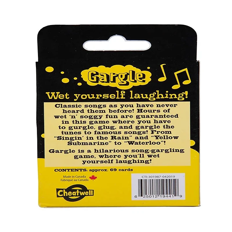 Gargle Drinking Game – Hilarious Musical Travel Card Game