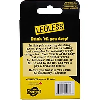 Legless – The Bar Drinking Game That Mixes Category Creativity with Alcohol