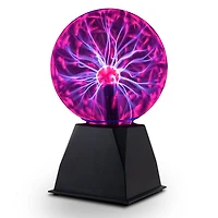 Purple Plasma Ball Touch and Sound Sensitive Globe 6 Inch