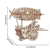3D Wooden Puzzle – Mechanical Airship