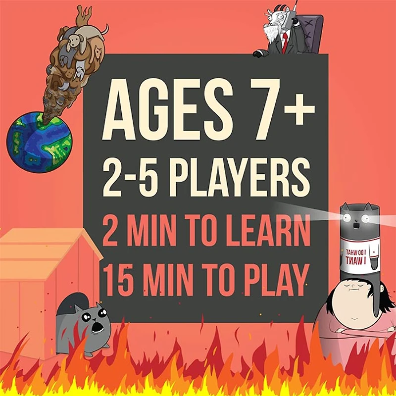 Barking Kittens Exploding Kittens Card Game