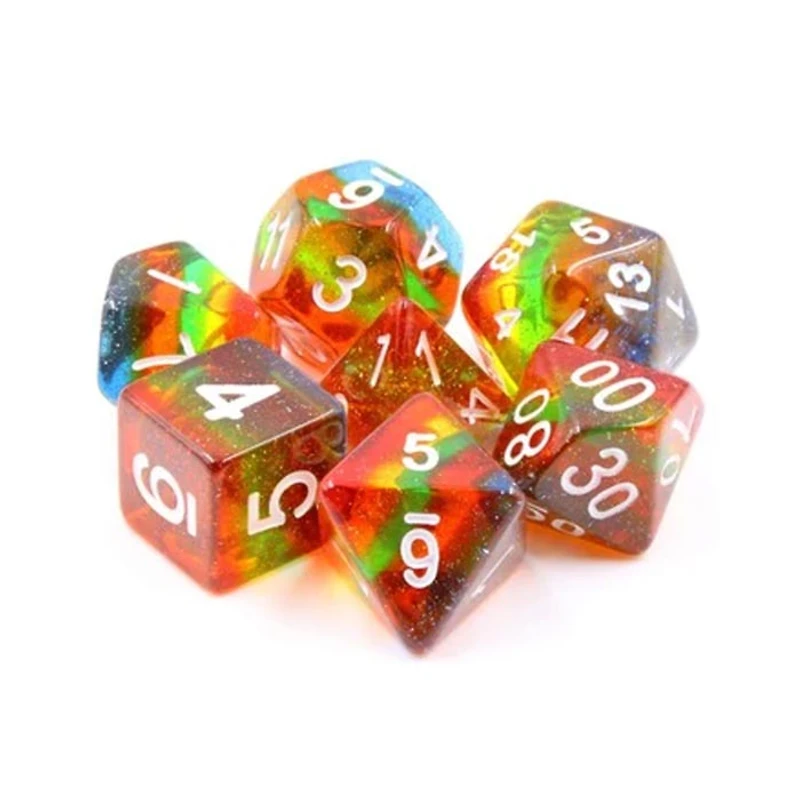 Chessex 7 piece Assorted D&D Dice Sets (Random Pick)