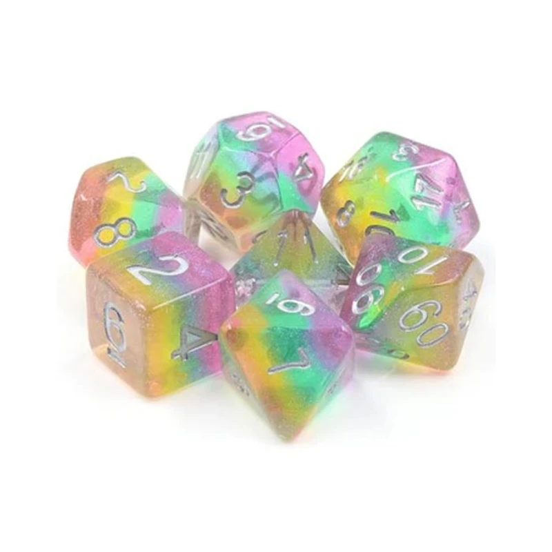 Chessex 7 piece Assorted D&D Dice Sets (Random Pick)