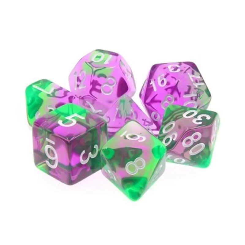 Chessex 7 piece Assorted D&D Dice Sets (Random Pick)