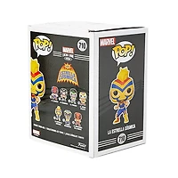 Funko Pop! Marvel, Lucha Libre – El Estrella Cósmica Luchadores Captain Marvel Vinyl Figure