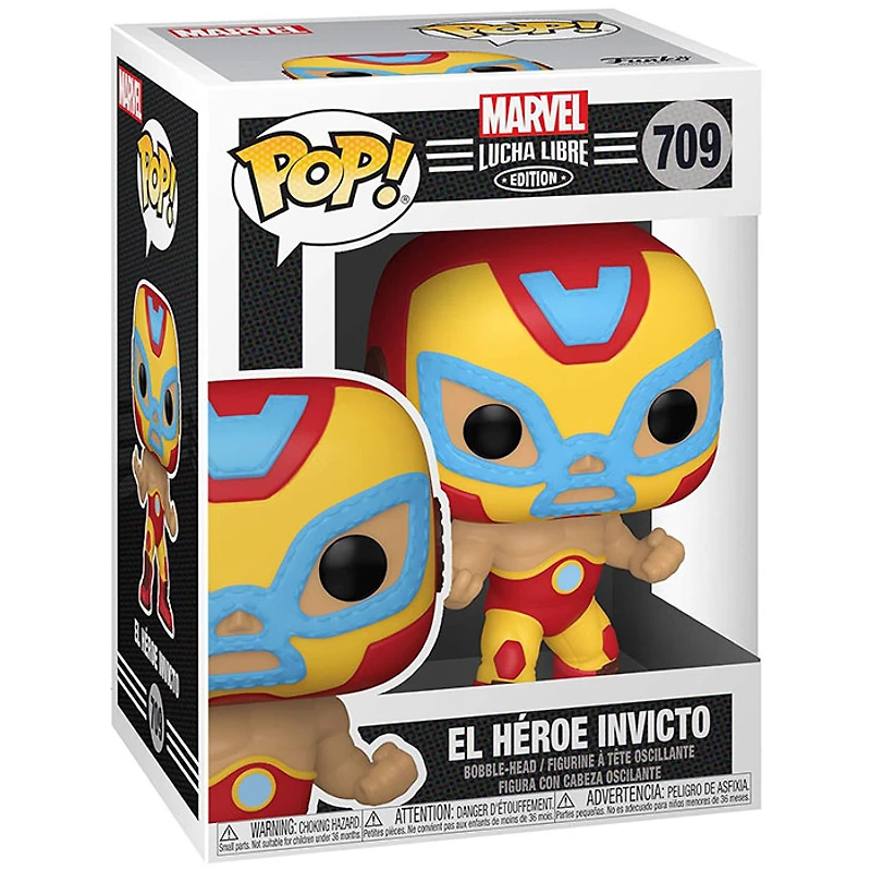 Funko Pop! Marvel, Lucha Libre – El Héroe Invicto Luchadores Ironman