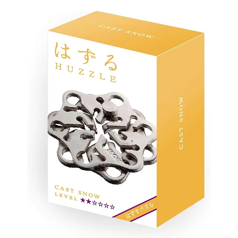 Hanayama Cast Snow Brain Teaser Puzzle