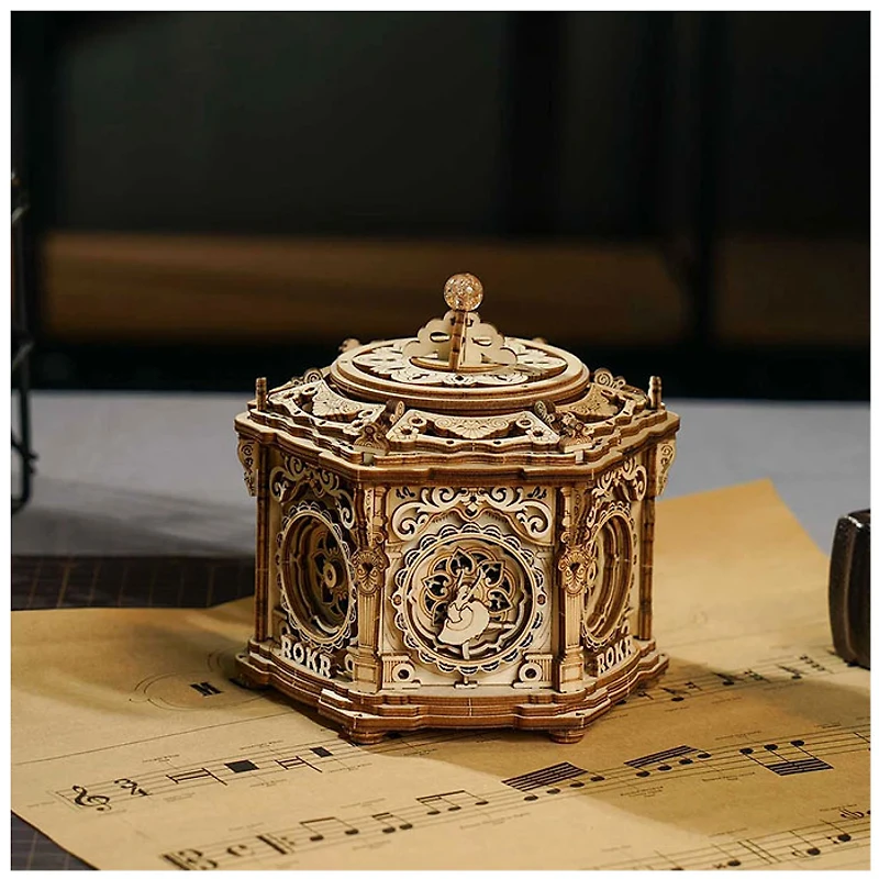 3D Wooden Puzzle Secret Garden Music Box