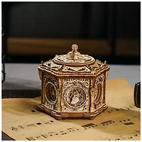 3D Wooden Puzzle Secret Garden Music Box