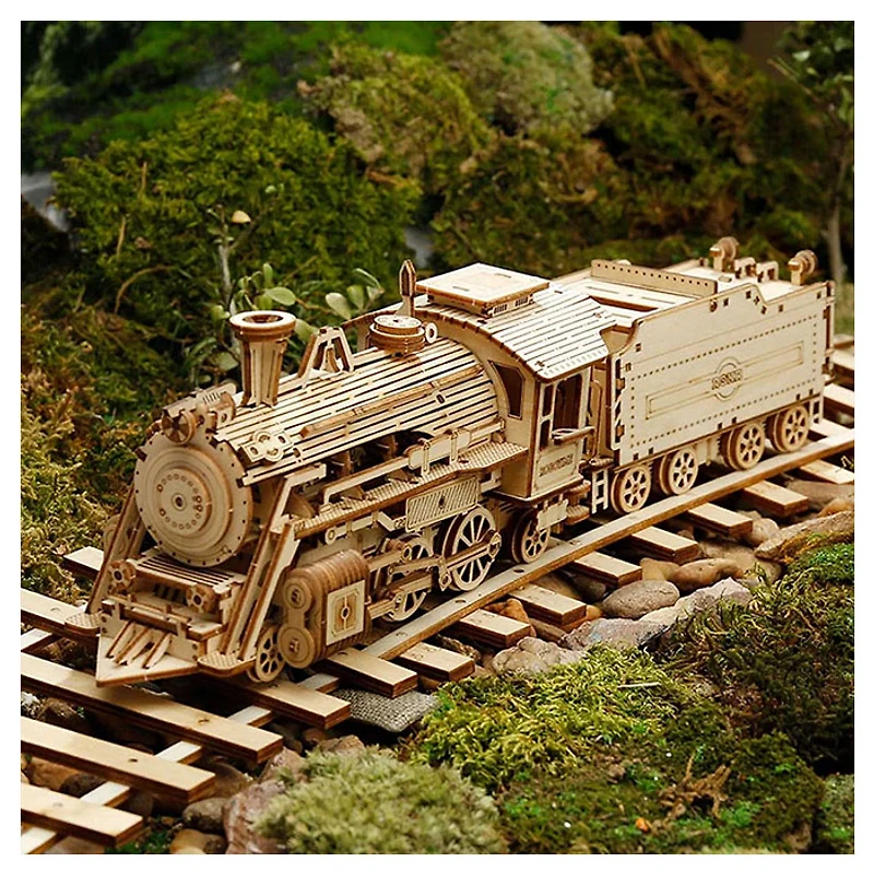 3D Wooden Puzzle – Prime Steam Express Model