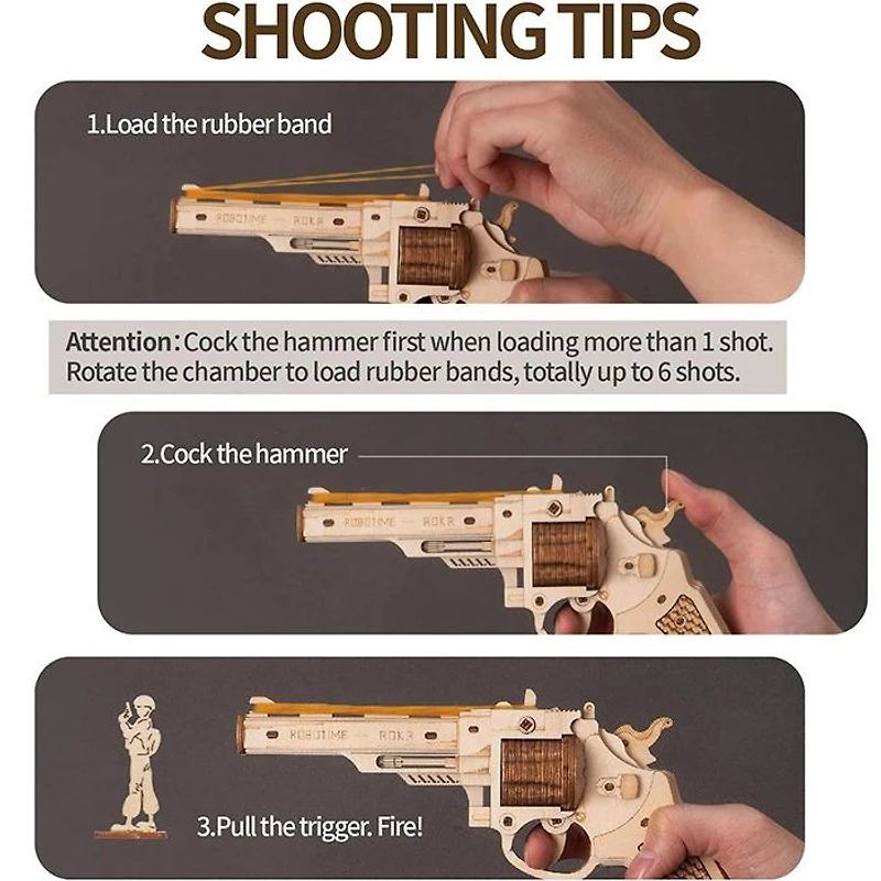 3D Wooden Puzzle – Corsac M60 Model