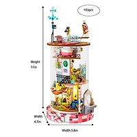 3D Puzzle – Bloomy House Mini Doll House