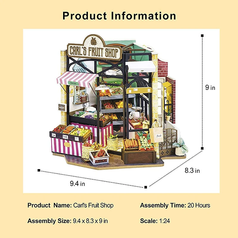 3D Puzzle – Carl’s Fruit Shop