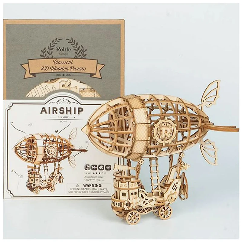 3D Wooden Puzzle – Airship