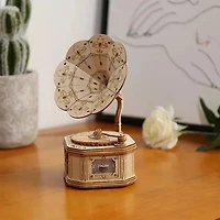 3D Wooden Puzzle – Gramophone