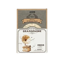 3D Wooden Puzzle – Gramophone